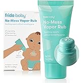 Frida Baby No-Mess Vapor Rub, Baby Vapor Rub for Chest, Neck, Back + Foot, Non-Medicated, Petroleum-Free, Hands-Free Applicat