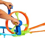 Hot Wheels Rapid Launch Loop Playset with 1:64 Die-Cast Car JBX65 view 3