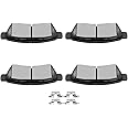SCITOO D1100 Rear Ceramic Brake Pads Sets Fit For Nissan Frontier 2005-2019,For Nissan Xterra 2005-2015,For Suzuki Equator 2009-2012