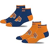 For Bare Feet NBA Unisex Kids Front and Center 2 Pack Team Colors