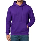 Asrlivp Men's Pullover Hoodie Fleece Hooded Sweatshirt | Fleece Lining, Drawstring Hood, Kangaroo Pocket, Ribbed Trim, Regular Fit, Fall Winter, Athletic Casual Workout Gym