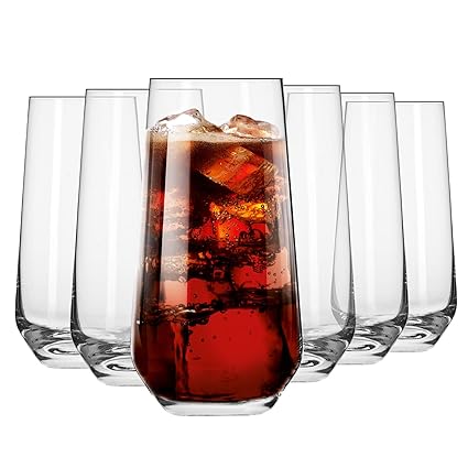 Adatto Alla Lavastoviglie E Al Forno A Microonde Ristorante Feste E Ricevimenti Set Di 6 Krosno Bicchieri Acqua Succo Tumbler Vetro Collezione Splendor 400 Ml Ideale Per La Casa Bicchieri E Cristalli
