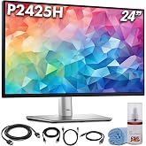 Dell P2425H 24" FHD 100Hz Monitor + Cleaning Kit Bundle | 16:9 IPS Computer Monitor with Stand Bundle | Full HD 1920 x 1080 L