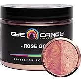 Eye Candy Pigments Premium Mica Powder - Rose Gold (50gr) - for Epoxy, Resin, Soap, Paint, Woodworking, Acrylic Pouring, Bath Bombs, Fishing Lures - DIY Arts and Crafts Additive
