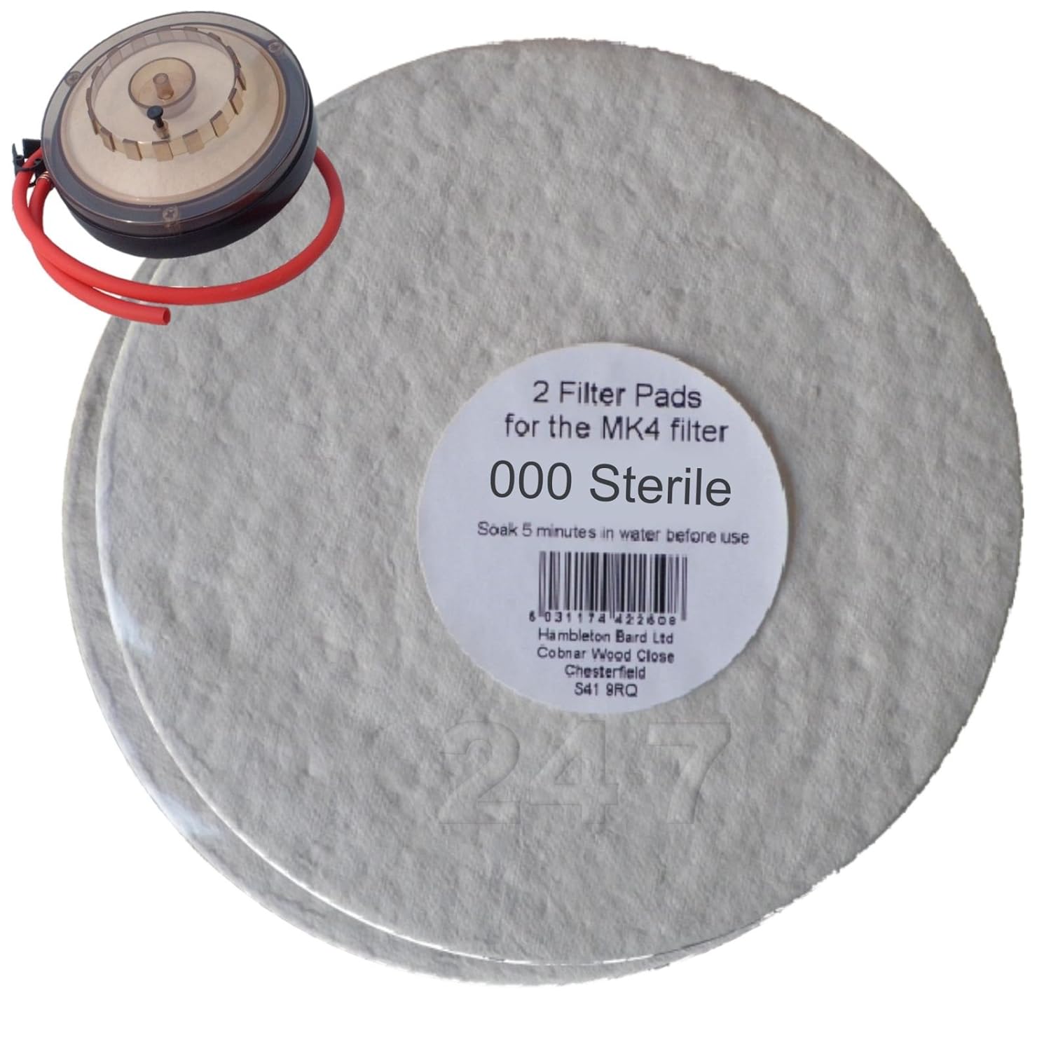 Filter Pads 000 Sterile 2x Pack for the Better Brew MK4 Wine Filter