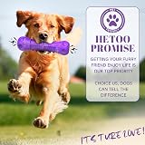 HETOO Indestructible Dog Toy Skull Shape Durable Rubber Chew Large Medium view 6