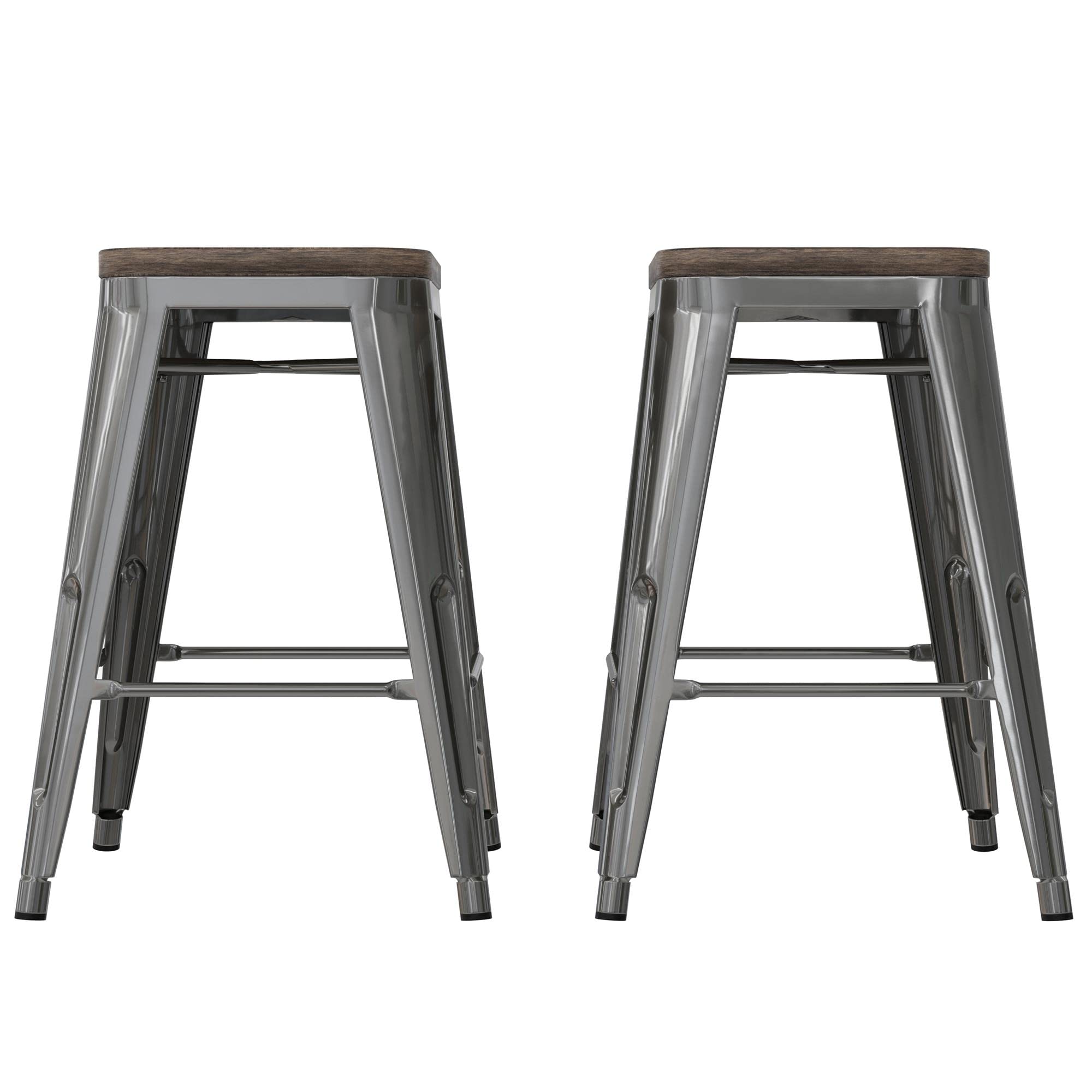 DHP Backless Counter Stool, Antique Gun Metal, One, S002105