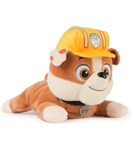 Peluche De Marshall De La Patrulla Canina – Ty Floppy De 20 Cm Con Placa De Corazón, Súper Suave
