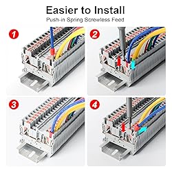 100Pcs PT2.5 Push-in Terminal