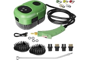 HCCTWOOW 2500W Handheld Steam Cleaner,Steamer for Cleaning,10S Fast Heating High Pressure Portable Steam Cleaner (Green - Steam Cleaner)