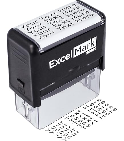 Amazon.com : ExcelMark Large Return Address Stamp - Up to 5