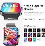 TOZO S4 AcuFit One Smart Watch 1.78" AMOLED, Bluetooth Call, Fitness Tracker, view 2
