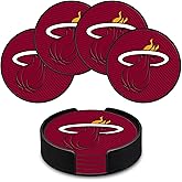 Rico Industries NBA Basketball Standard Classic Favorites: PVC Coaster Set (4-Pack)
