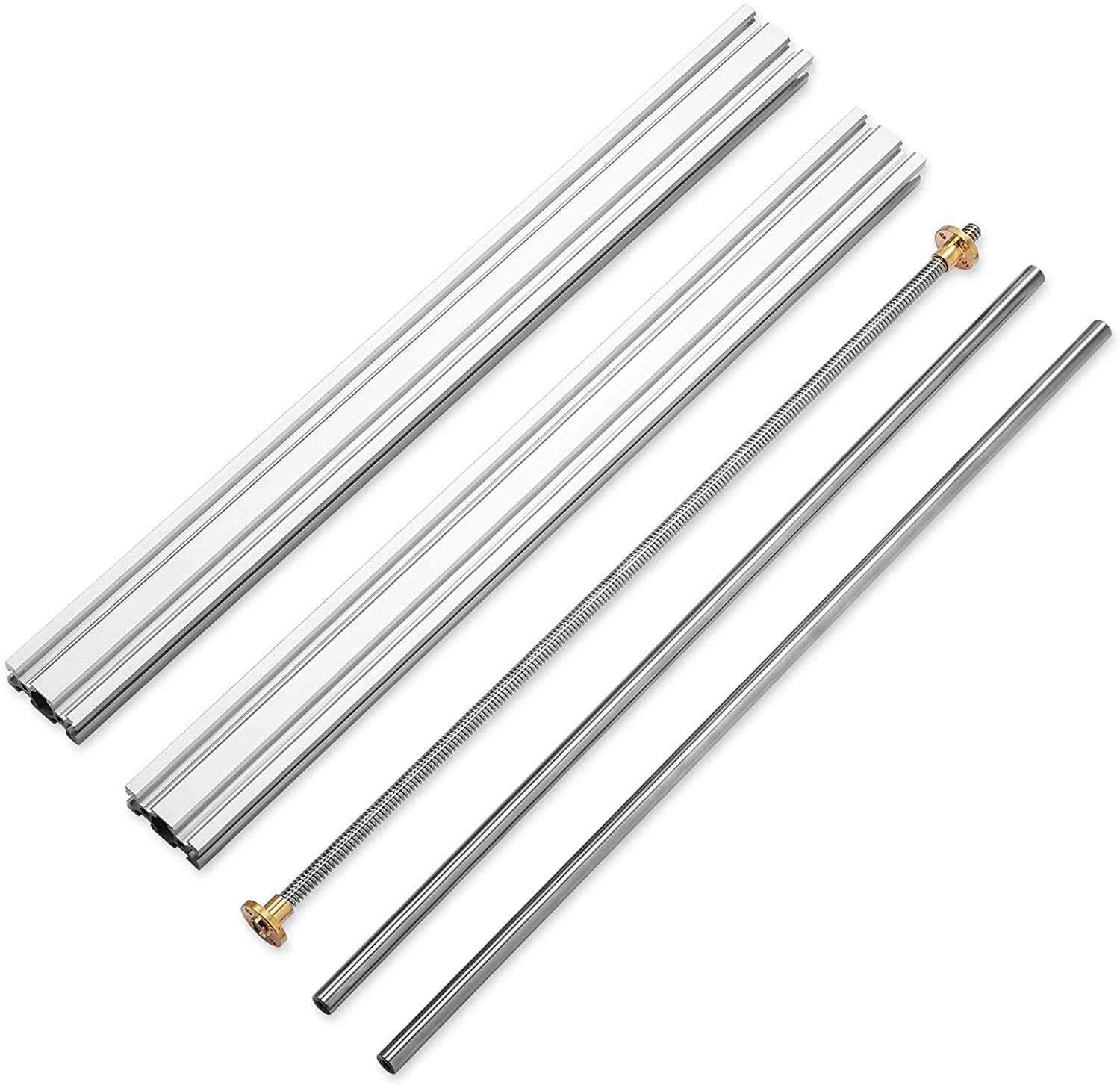 3018 Y-axis Extension Kit, 3018 Accessories Upgrade to 3040, Compatible with Most 3018 CNC Router CNC Milling Machines, 3018-PROVer/3018-PROVer Mach3