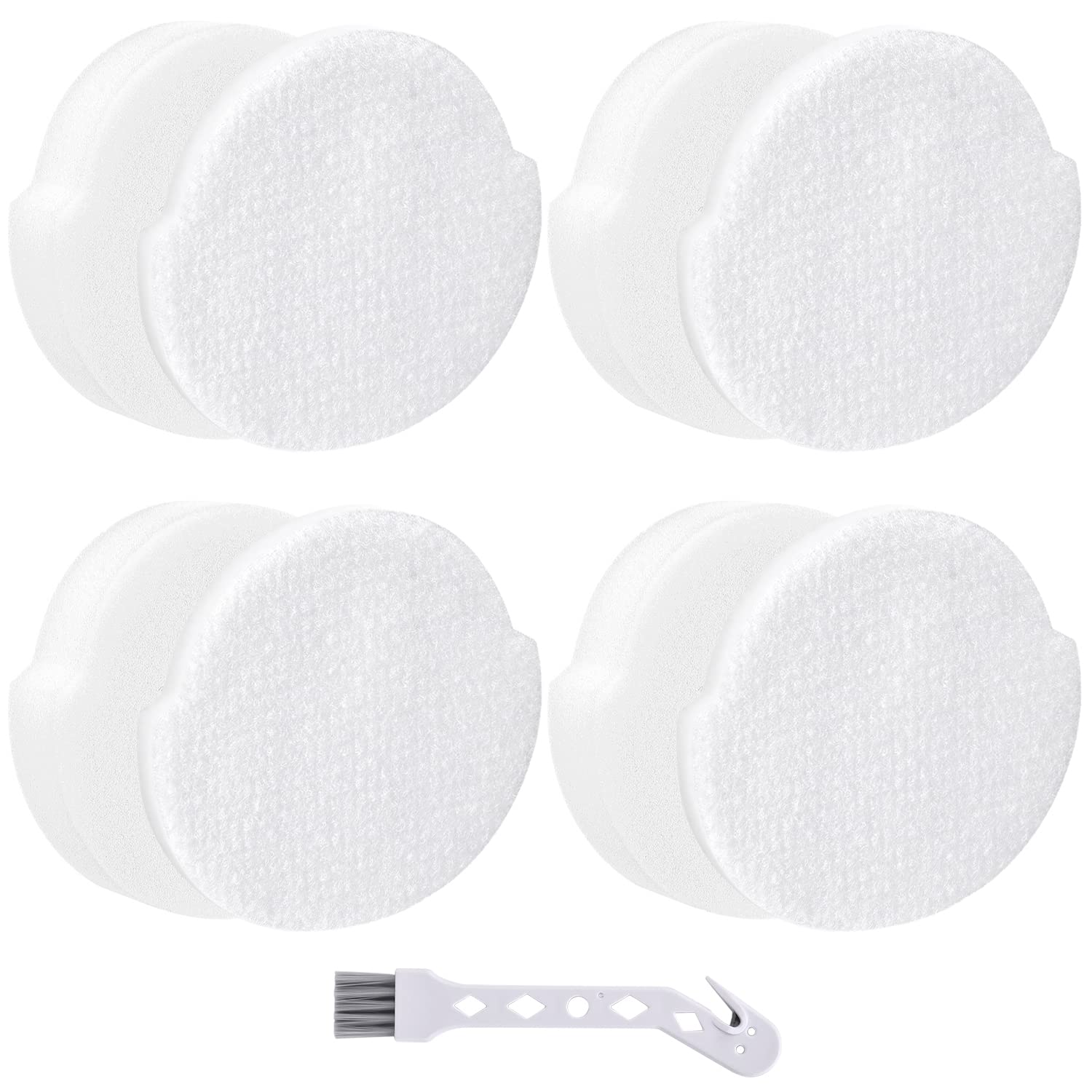 Leadaybetter 4 Pack NZ850UK Foam & Felt Filters Replacement for Shark Stratos Pet Pro Hoover Lift-Away Upright Vacuum Cleaner NZ850UKT NZ860UK NZ860UKT AZ912UK AZ912UKT AZ913UK AZ913UKT