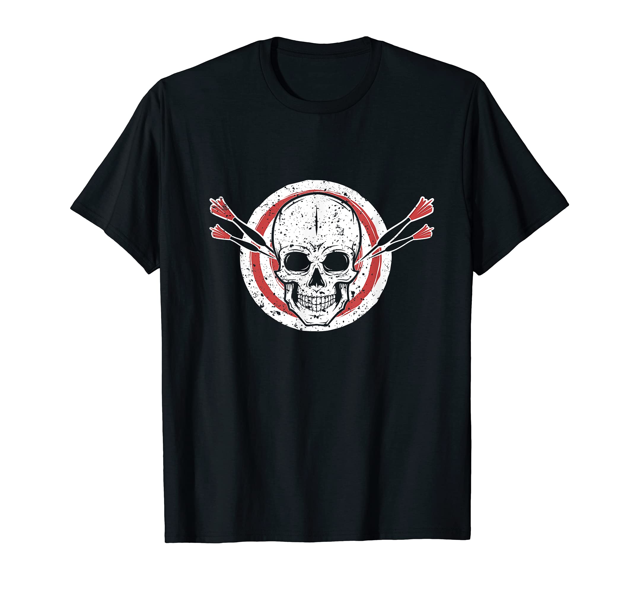 Dartboard Skeleton Darts Player T-Shirt