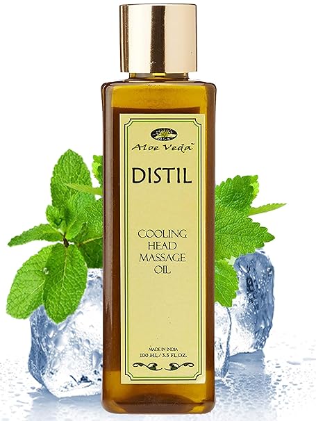 Aloe Veda Cooling Head Massage Oil, 100 