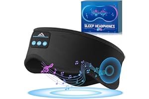 EVERPLUS Bluetooth Sleep Headphones - Cozy Eye Mask with Wireless Music for Side Sleepers