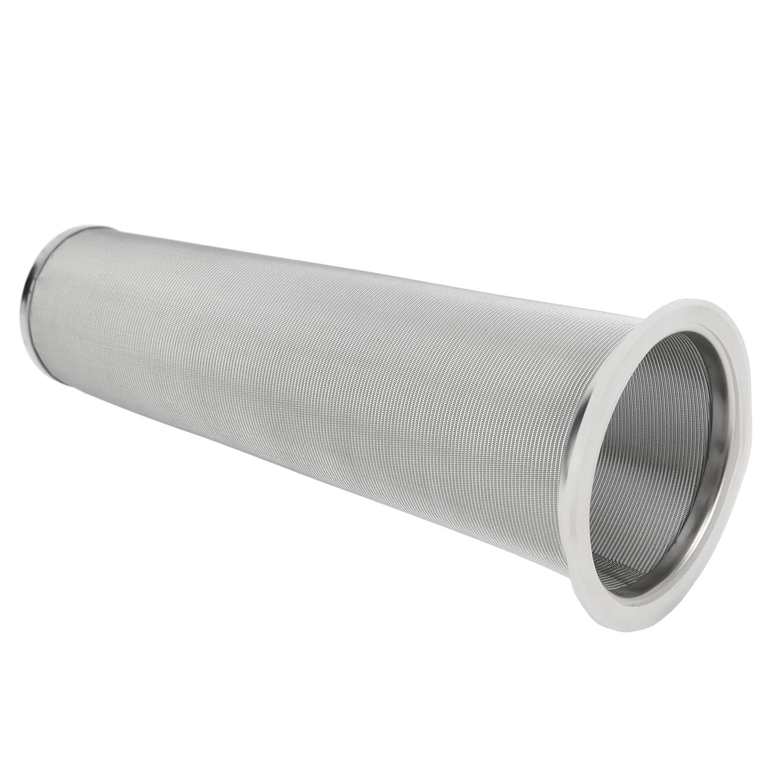 Cold Brew Coffee Filter, Stainless Steel Filter Coffee Tea Infuser with White Rubber Circle Coffee Brew Infuser Coffee Strainer Canning Jar Mesh Coffee Filter for Fruit Drink(2#)