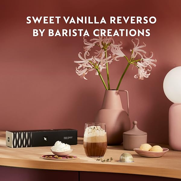 NESPRESSO CAPSULES VERTUO, SWEET VANILLA, MEDIUM ROAST COFFEE, 30 COUNT COFFEE PODS, BREWS 7.8OZ.