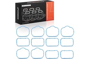 A-Premium Lower and Upper Engine Intake Manifold Gasket Set Compatible with Chrysler, Dodge, Jeep, Ram, VW - Grand Cherokee, 