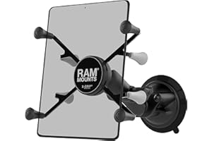 RAM Mounts RAM-B-166-UN8U X-Grip with RAM Twist-Lock Suction Cup Mount for 7"-8" Tablets with Medium Arm for Vehicle Windshields