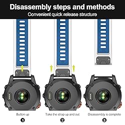 MYSNBKN Compatible with Fenix 7X Band,26mm Easy-fit