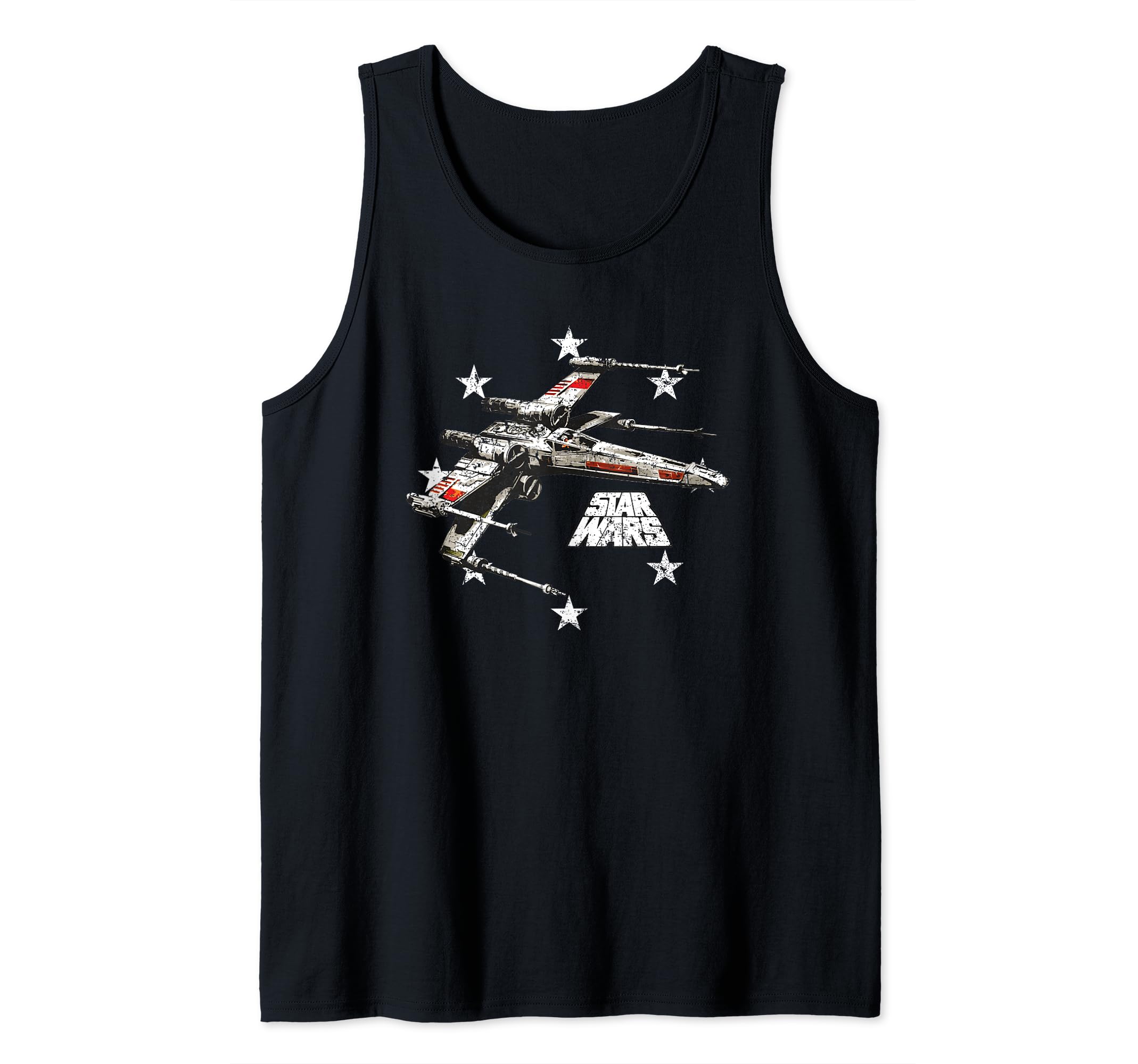 Star Wars X-Wing Fighter All Star Retro Logo Tank Top