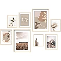 Amazon.com - ArtbyHannah Gallery Wall Frame Set, Family