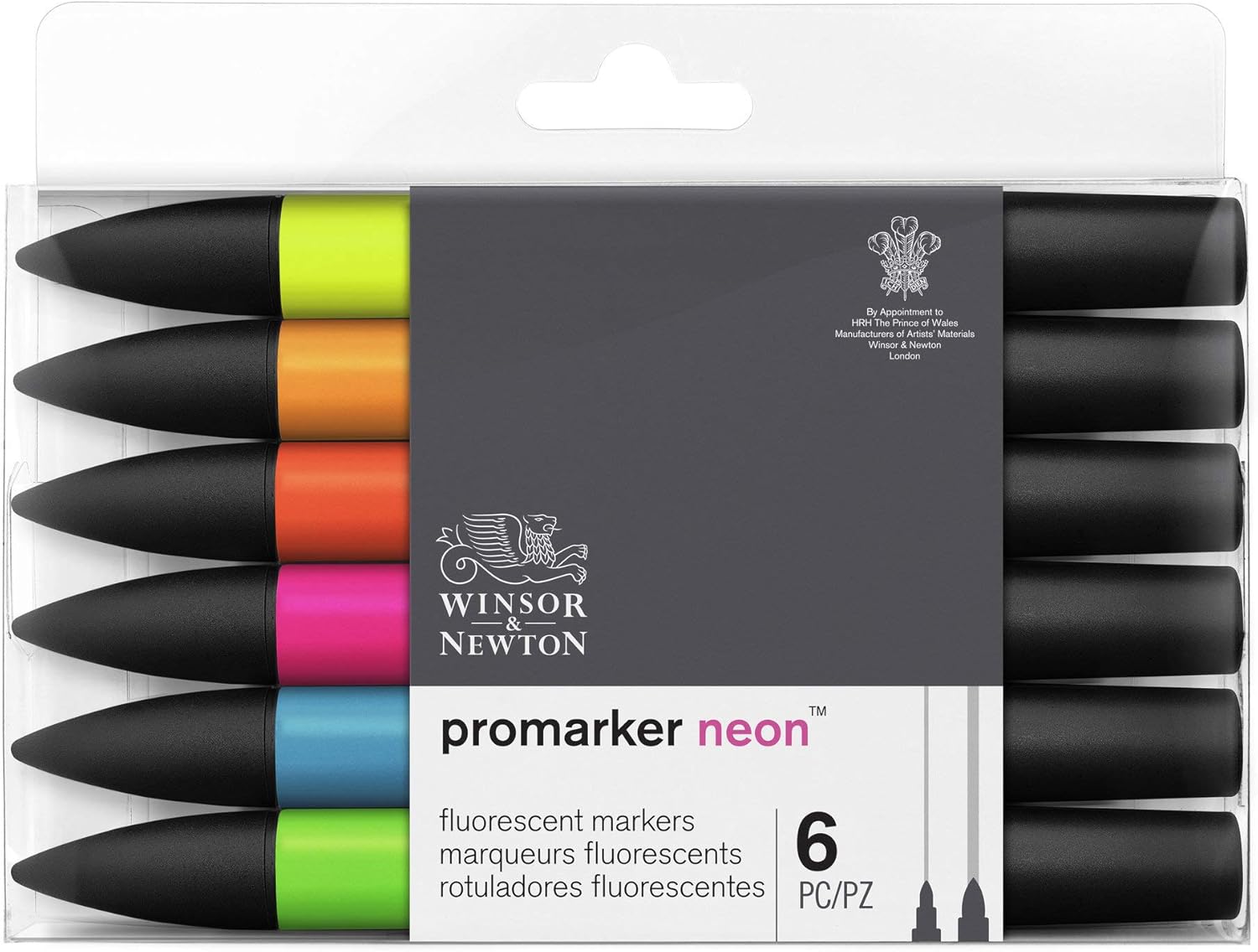 Winsor & Newton 0290136 Neon Marker Professioneller Layoutmarker - 2