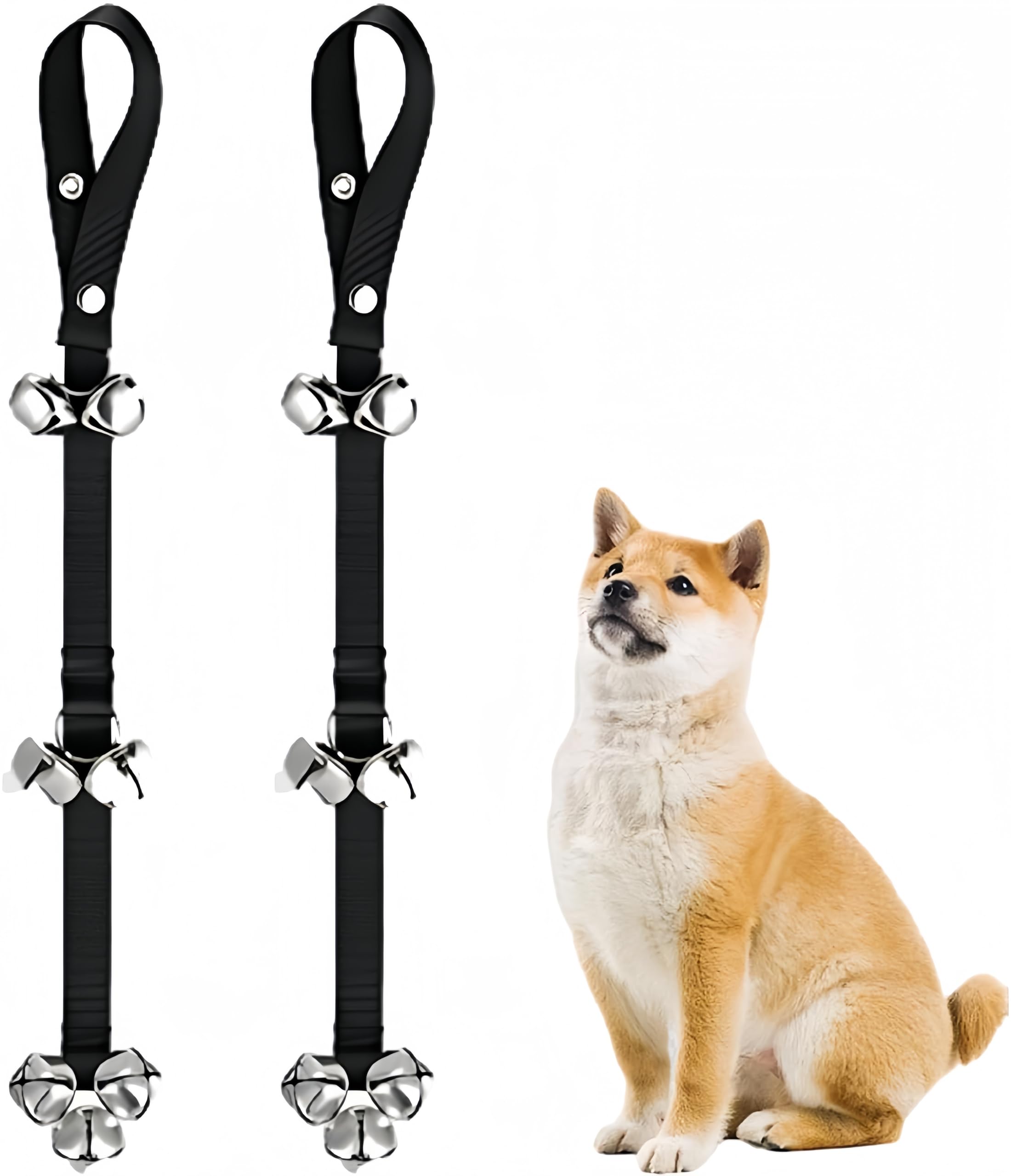 Wogenthrive 2 Pcs Dog Bells Toilet Training, Dog Doorbell Dog Training Dog Bell, Adjustable Dog Training Bells For Door Bells For Dogs, Dog Door Bells Dog Training Bell For Dog Puppy Toilet