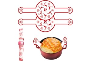 2 Pcs Silicone Bread Sling for Dutch Oven, Non-Stick Bread Baking Mat Set, Reusable Sourdough Bread Sling with Long Handles f