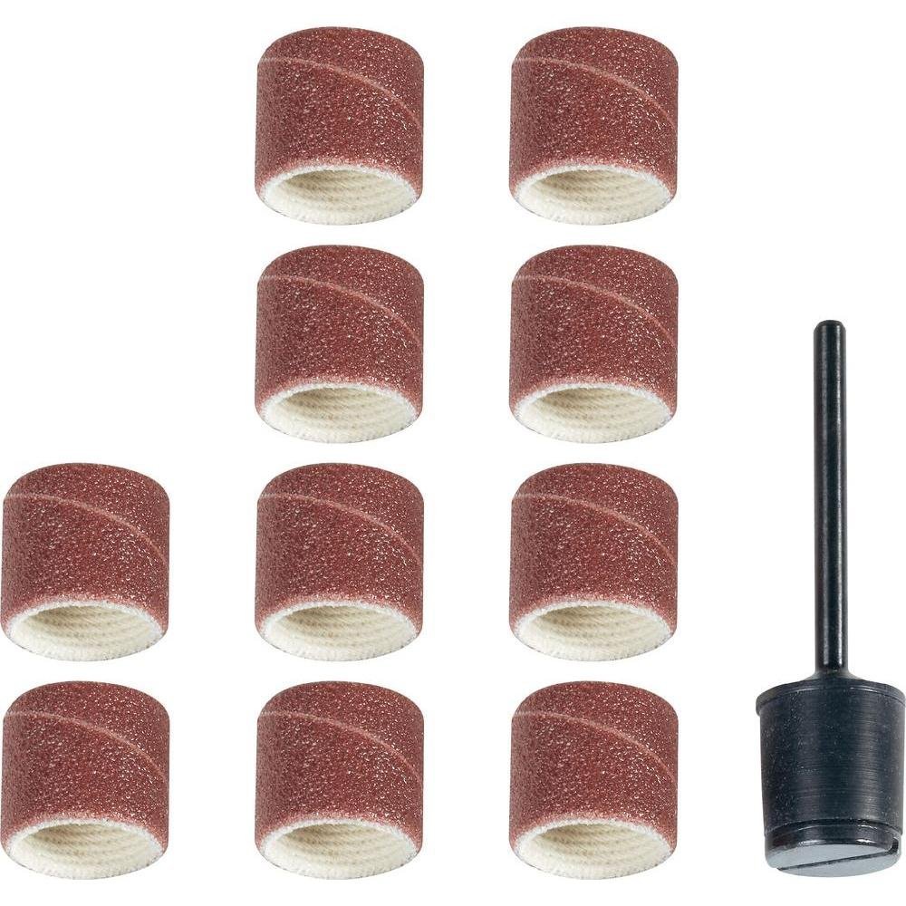 Best Price Square SANDING DRUM, 10MM, SHAFT, 10PC 28980 By PROXXON