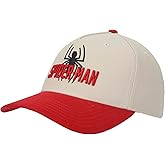 Ultimate Spider-Man Spider Logo Men's White & Red A-Frame Snapback Hat