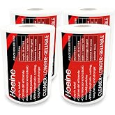 Hoeine Replacement Fleece Roll for Red Sea 1200 Series Filter System 4 Pack | 115ft Quick-Change Dense Filter Media, Crystal Clear Water, for Freshwater &amp; Saltwater Aquariums, Mechanical Filtration