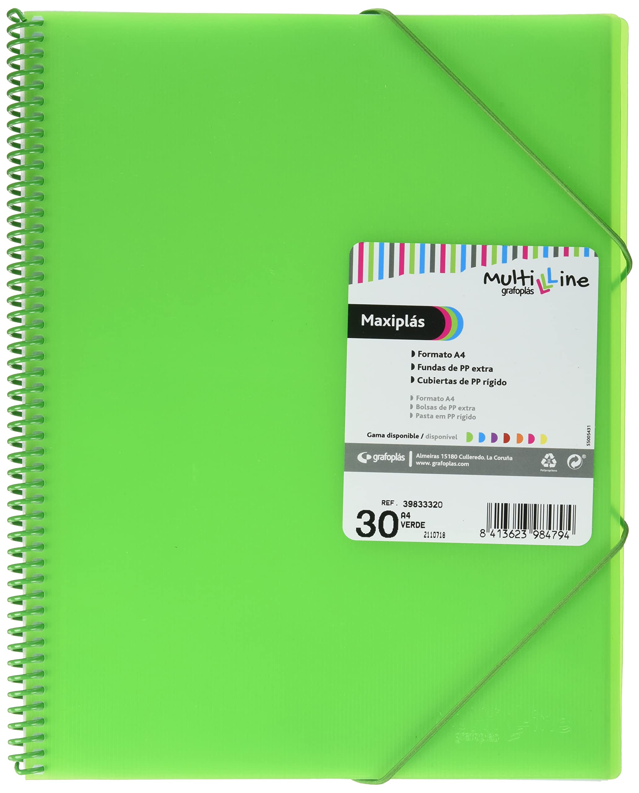 Grafoplas 39833320 Binder for File Sleeves and Pockets A4