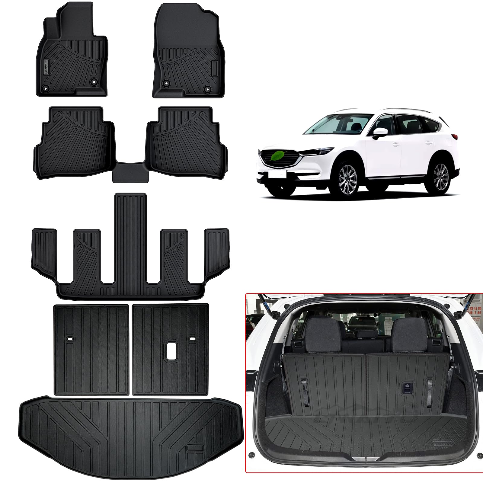 LJWAITO Floor Mats & Cargo Liners for 2016-2022