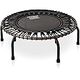 JumpSport 350/370/570 PRO Indoor Heavy Duty Mini Fitness Trampoline, 39in/44in | 36 Premium Elastic Cord Bungees with 7 Firmn