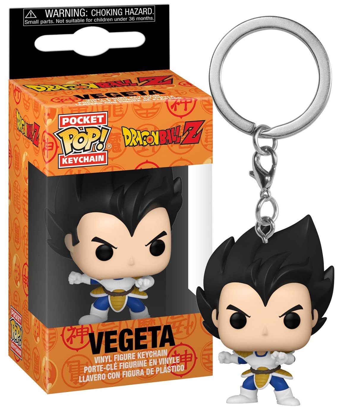Funko POP! Keychain: DBZ - Vegeta Dragon Ball Z Novelty Keyring - Collectable Mini Figure - Stocking Filler - Gift Idea - Official Merchandise - Anime Fans - Backpack Decor