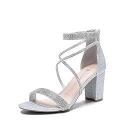 DREAM PAIRS Women's Chunk Low Heel Pump