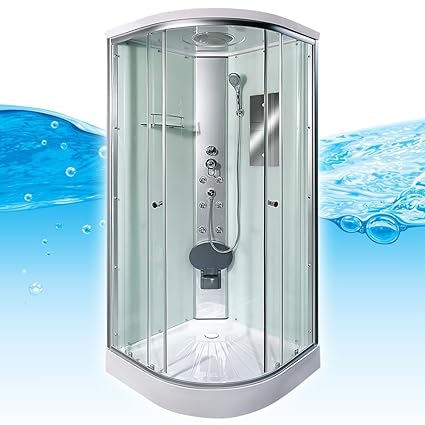 AcquaVapore DTP10-1000 Dusche Duschtempel Duschkabine Fertigdusche 90x90, EasyClean Versiegelung der Scheiben:Nein! +0.-EUR