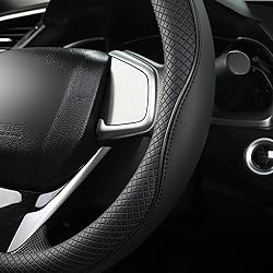 West Llama Microfiber Leather Car Steering Wheel