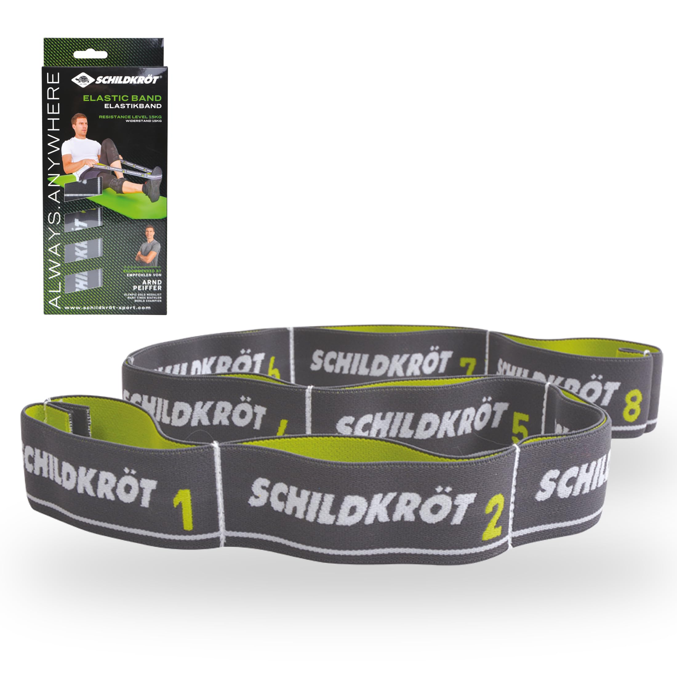 Schildkröt Fitness Elastic Resistance Band 15.0 kg, in a Blister Pack, 960128