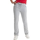 Hanes Womens French Terry Pants, Pocket Lounge Pants for Women, Lighter-Than-Fleece Loungewear, 31”