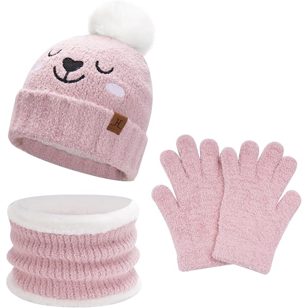 Liitrsh 24-teiliges Winter-Set Für Kinder – Mütze, Schal, Handschuhe & Ohrenschützer, 2–10 Jahre