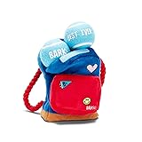 Barkbox 2 in 1 Interactive Plush Dog Toy - Rip and