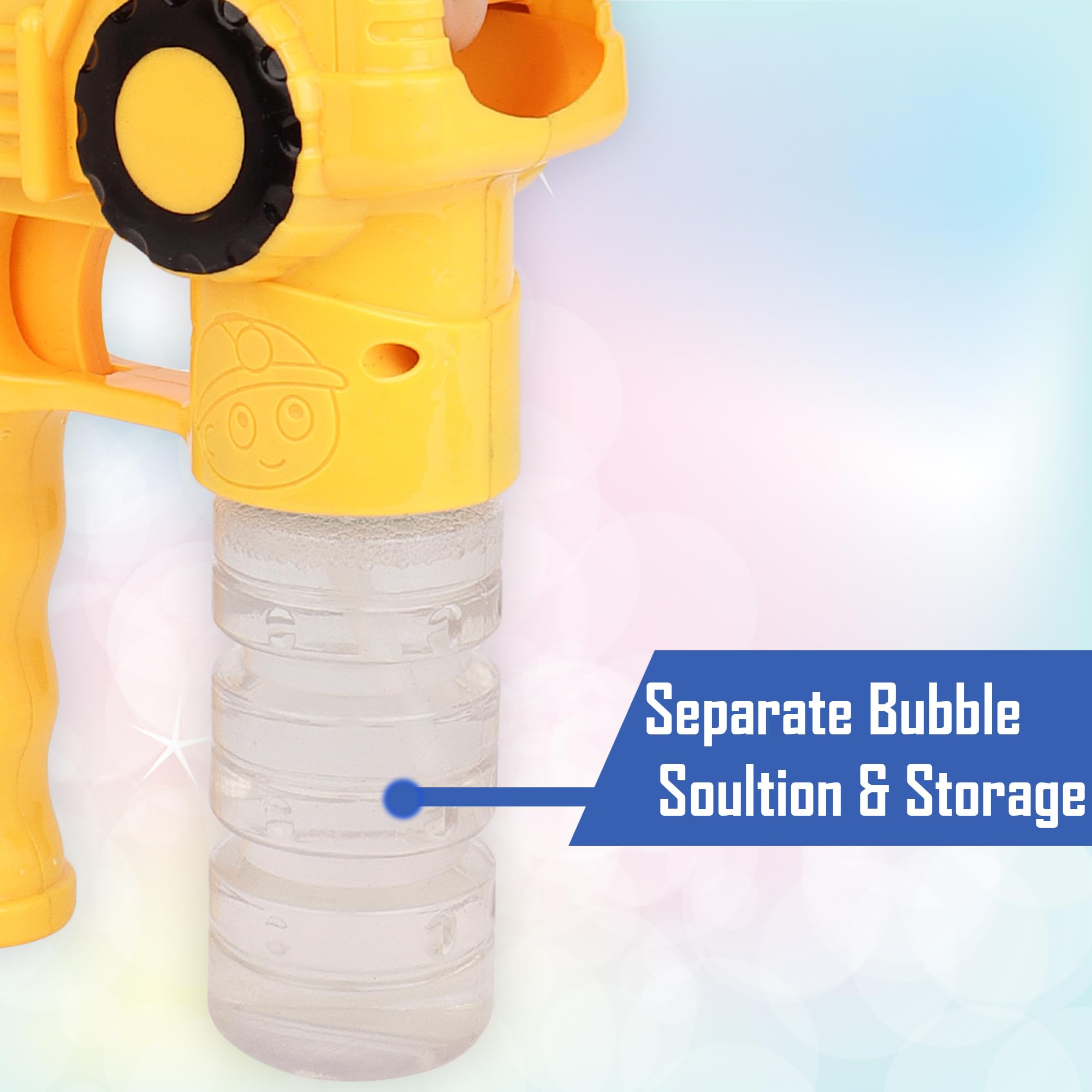 Toyzone Turbo Excavator Bubble Gun-61366 | Portable Maker | Machine | Outdoor & Indoor Activity Toy | Colorful Bubbles | Cool Toy for Girls & Boys 4
