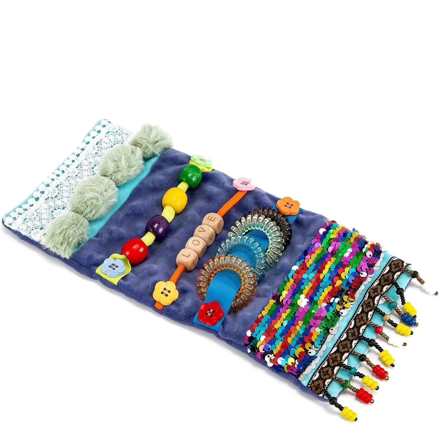 Easing Anxiety in Alzheimer's with Wristbands Sensory Activity Toys for Older Adults with Alzheimer's or Dementia Activity Blankets for People with Autism Dementia