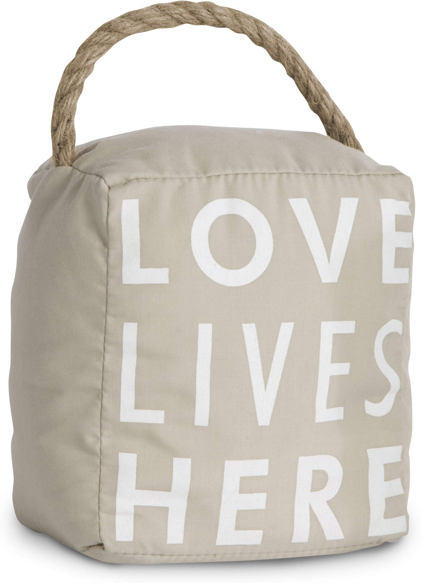 Pavilion Gift Company 72153 Love Lives Here Door Stopper, 5 by 6-Inch