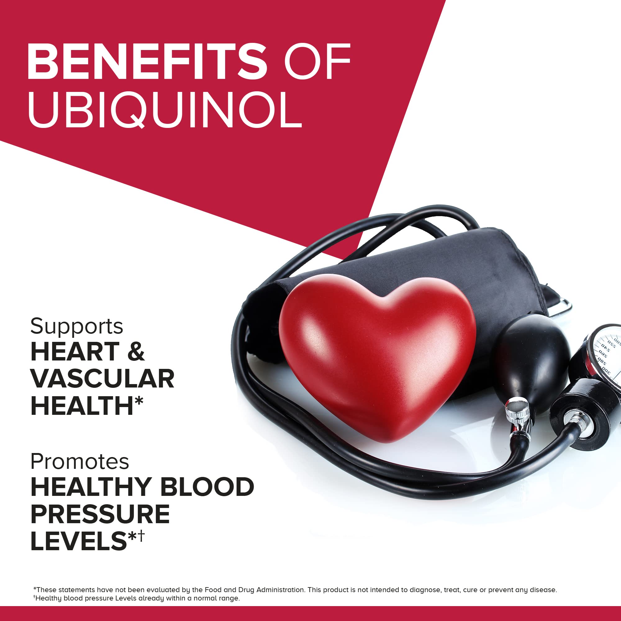 Qunol Mega Ubiquinol CoQ10 100mg Softgels- Superior Absorption - Active form of Coenzyme Q10 for Heart Health - 8 Month Supply - 120 Count (Pack of 2)
